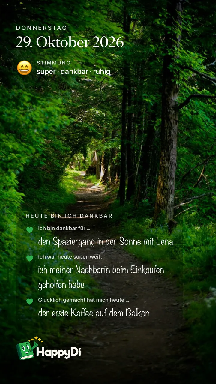 Tageskarte zum Teilen