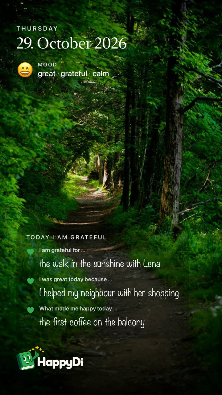 Day card for sharing